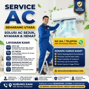 Josjis! Jasa Service AC di Semarang Utara Saat Bocor Atau Kurang Dingin