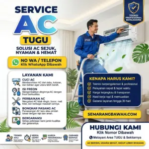 Josjis! Jasa Service AC di Tugu Saat Bocor Atau Kurang Dingin