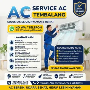 Josjis! Jasa Service AC di Tembalang Saat Bocor Atau Kurang Dingin